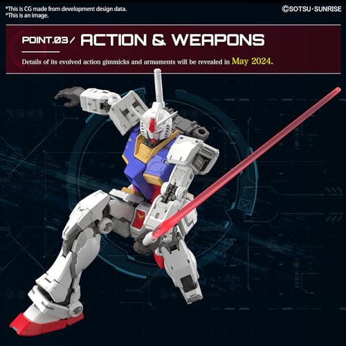 BANDAI MOBILE SUIT GUNDAM RG 1/144 RX-78-2 GUNDAM VER. 2.0 MODEL KIT