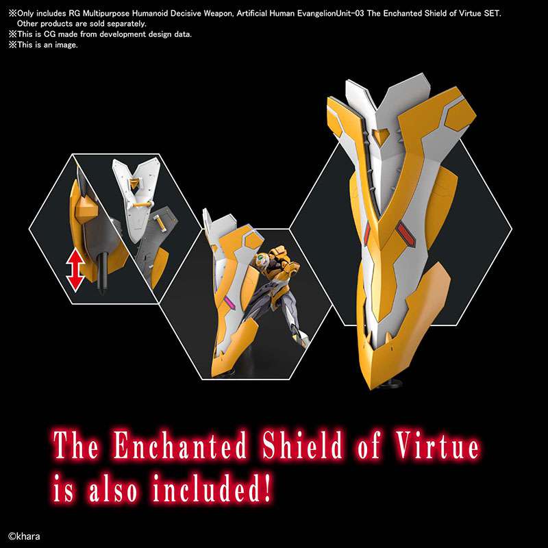 Rebuild of Evangelion RG EVA Unit-03 (ESV Shield Set) Model Kit