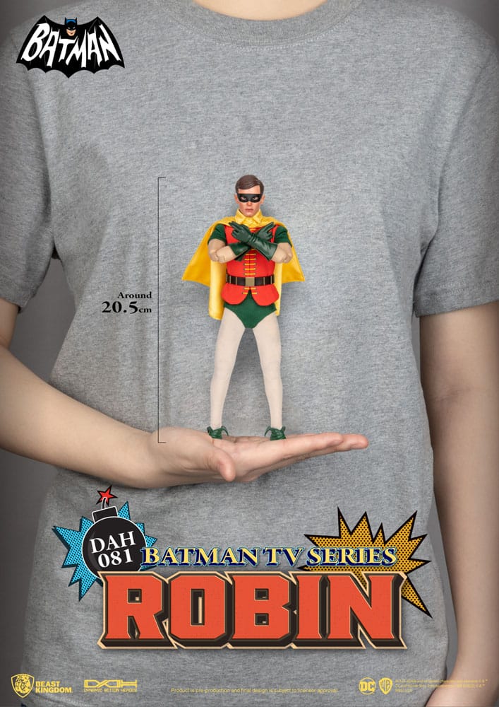 Batman Classic TV Series Dynamic 8ction Heroes DAH-081 Robin