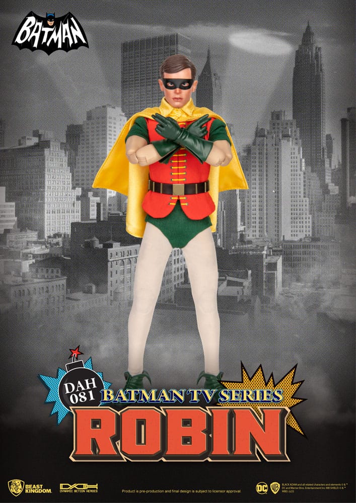 Batman Classic TV Series Dynamic 8ction Heroes DAH-081 Robin