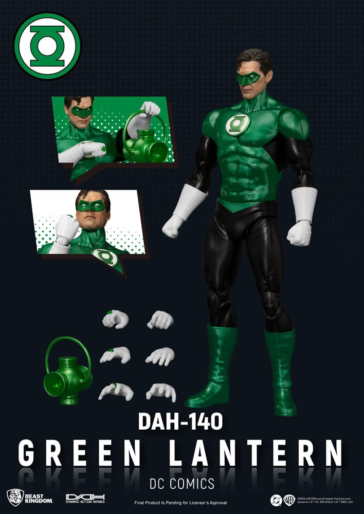 DC Comics Dynamic 8ction Heroes DAH-140 Green Lantern Action Figure
