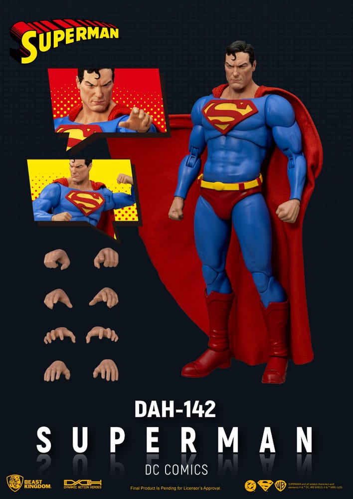 DC Comics Dynamic 8ction Heroes DAH-142 Superman Action Figure