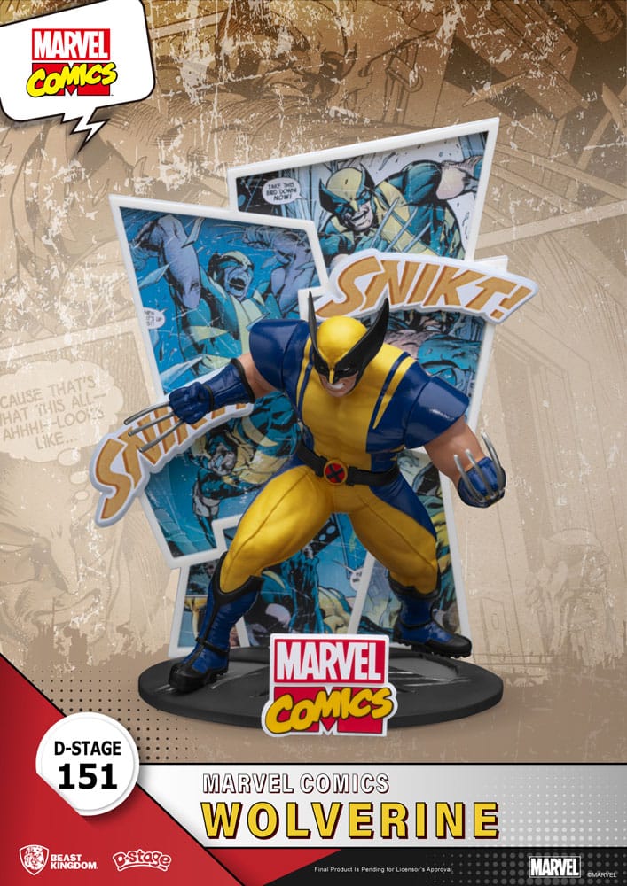 Marvel D-Stage PVC Diorama Wolverine Beast Kingdom Toys