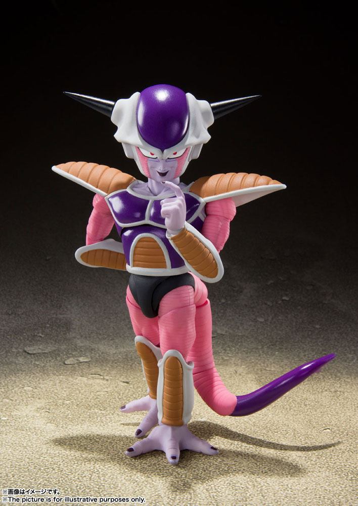 Dragon Ball Z S.H.Figuarts Frieza (First Form) Action Figure with Pod