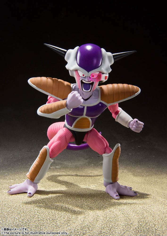 Dragon Ball Z S.H.Figuarts Frieza (First Form) Action Figure with Pod