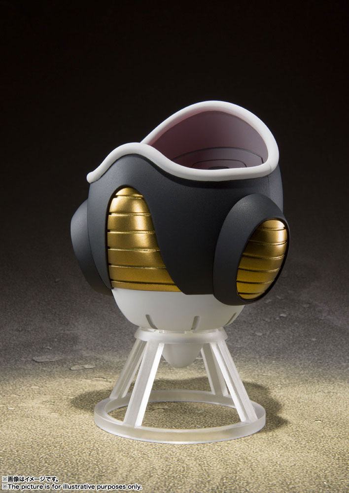 Dragon Ball Z S.H.Figuarts Frieza (First Form) Action Figure with Pod
