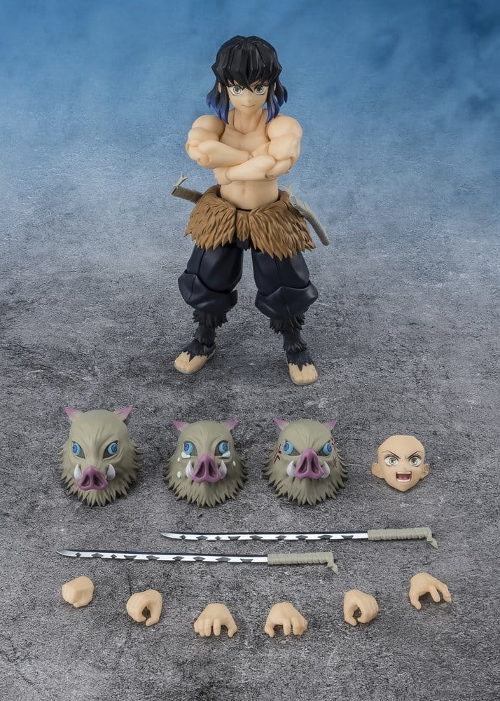 (Early Bird Pre-order) Demon Slayer: Kimetsu no Yaiba S.H.Figuarts Inosuke Hashibira Action Figure
