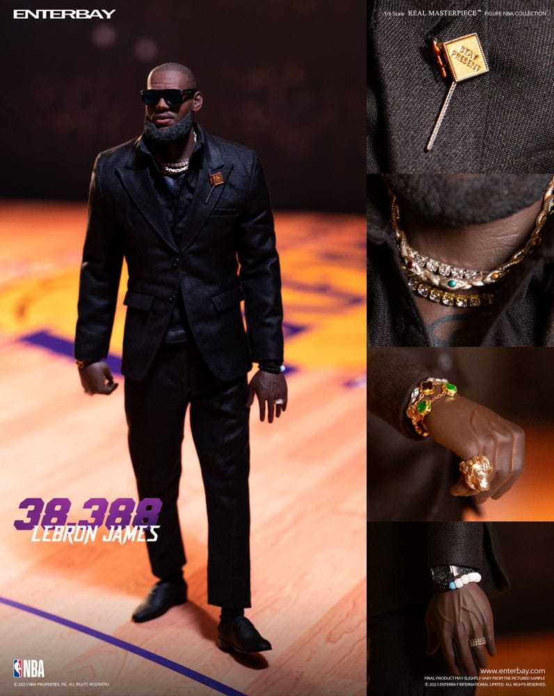 NBA Real Masterpiece Series LeBron James (38,388 Points) 1/6 Scale Figure