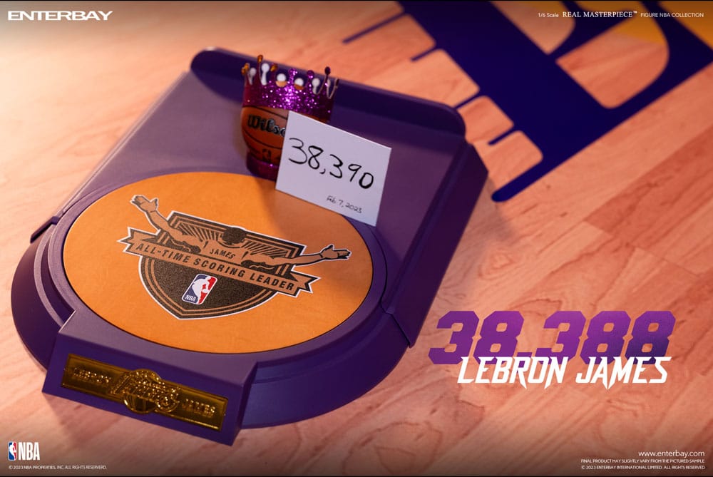 NBA Real Masterpiece Series LeBron James (38,388 Points) 1/6 Scale Figure