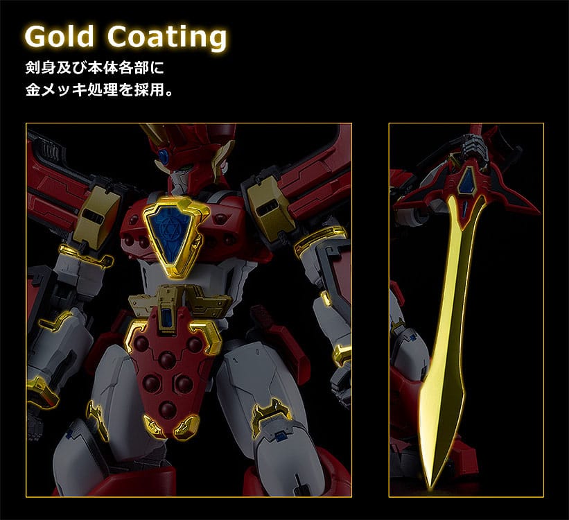 Mado King Granzort Moderoid King's Style Granzort (Gold Edition) Model Kit (Reissue)