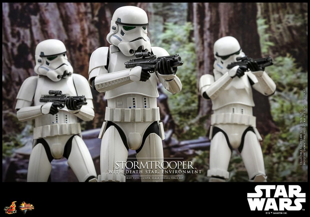 Star Wars MMS736 Stormtrooper with Death Star Environment 1/6th Scale Collectible Figure
