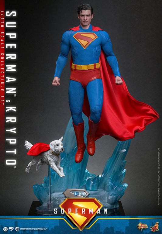 Superman (2025) MMS812 Superman & Krypto 1/6th Scale Collectible Figure Set