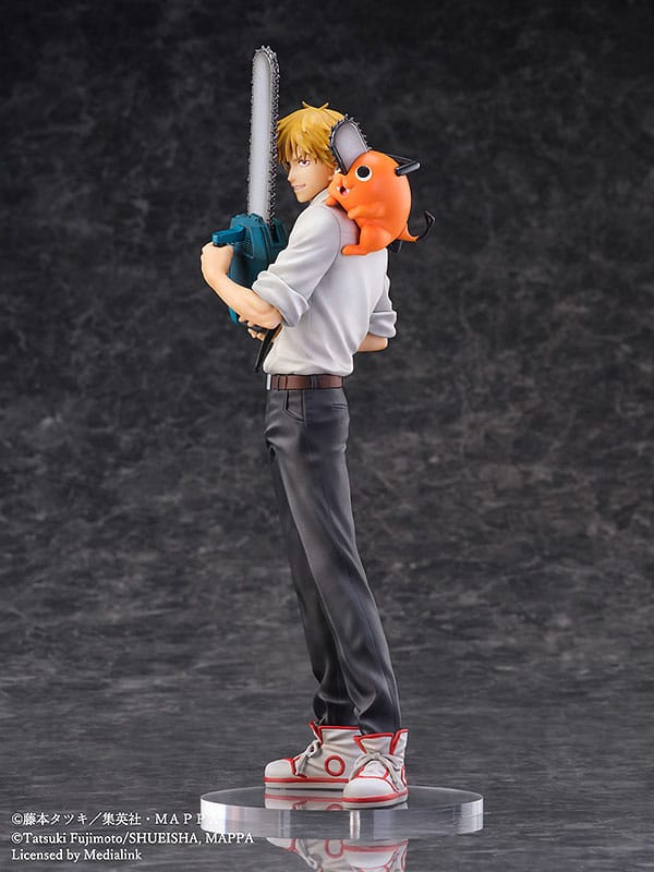 Sega Goods Chainsaw Man S-Fire Denji & Pochita 1/7 Scale Figure