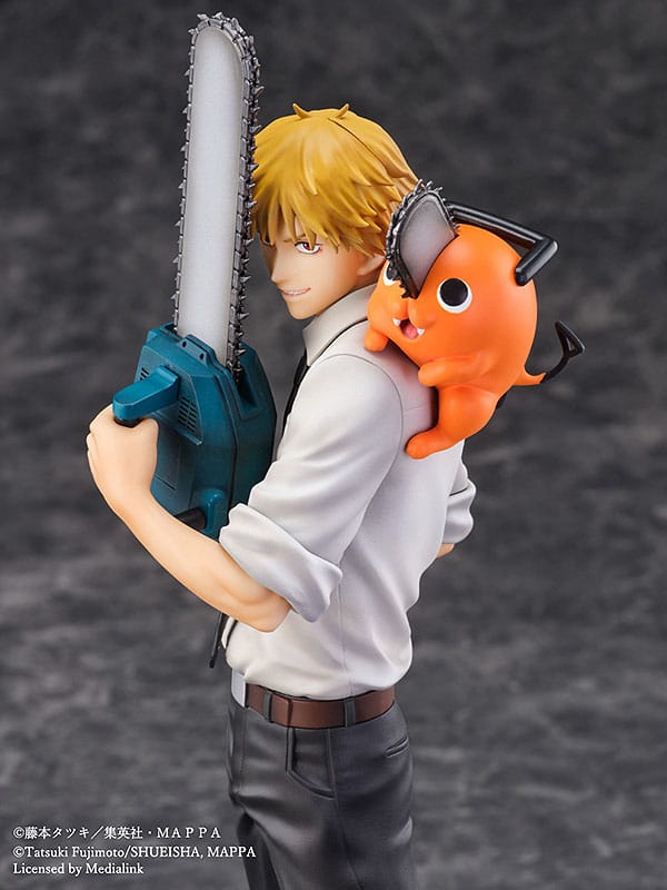 Sega Goods Chainsaw Man S-Fire Denji & Pochita 1/7 Scale Figure