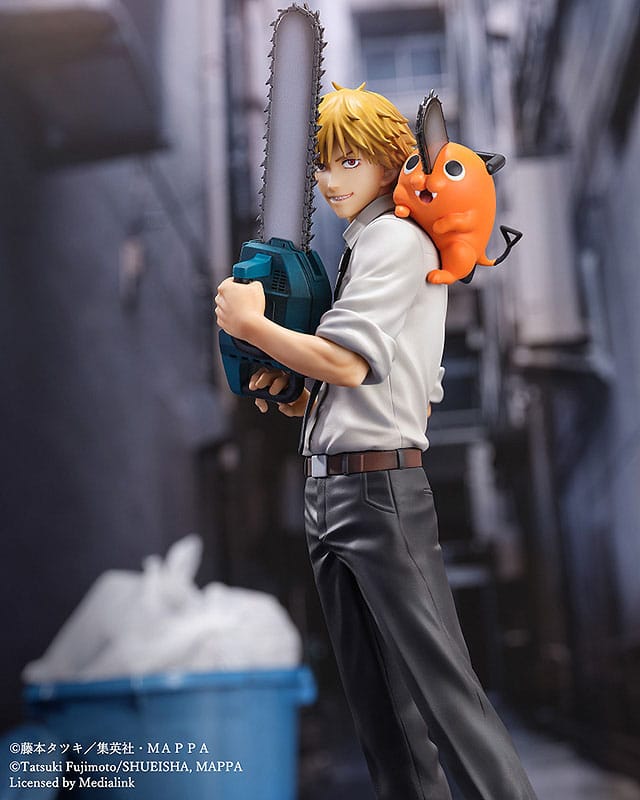 Sega Goods Chainsaw Man S-Fire Denji & Pochita 1/7 Scale Figure