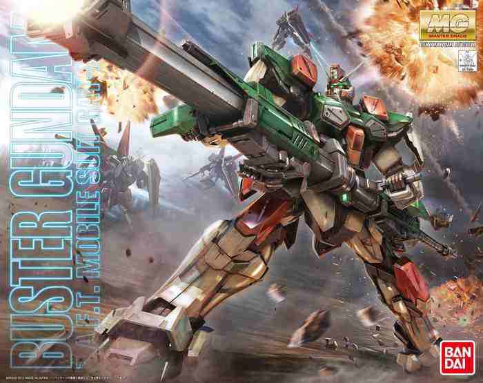 Mobile Suit Gundam SEED Destiny MG Buster Gundam 1/100 Scale Model Kit