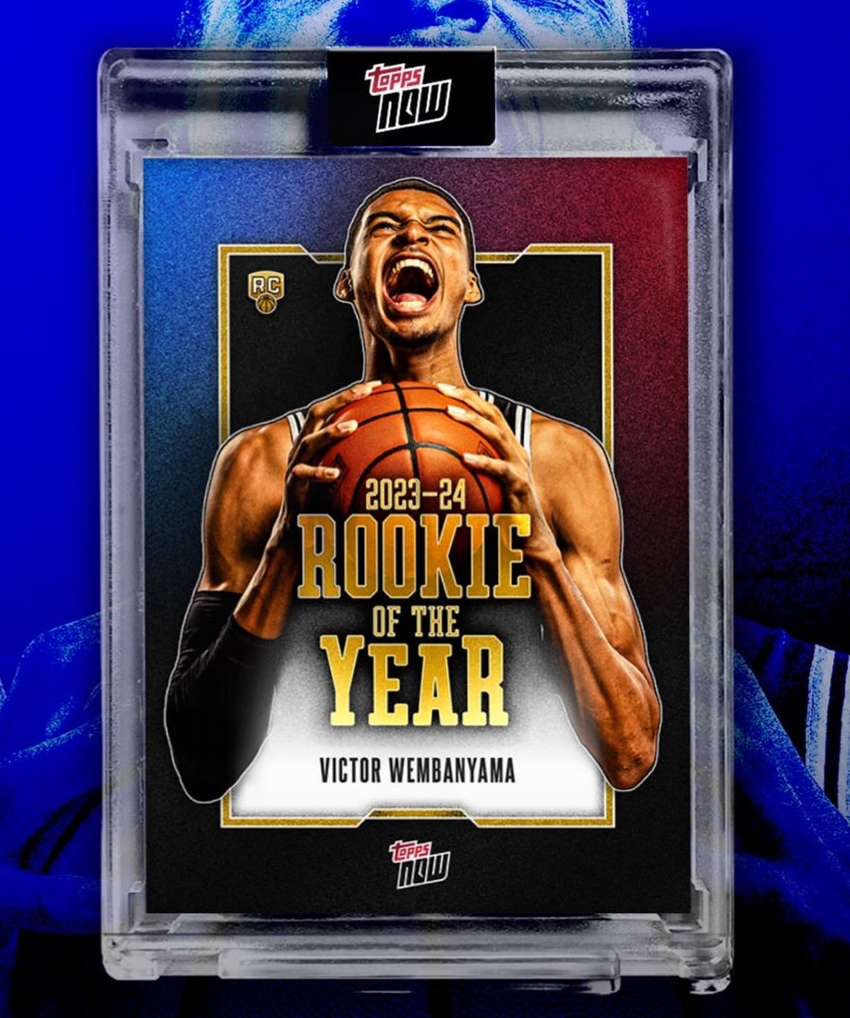 2023-24 TOPPS NOW® Rookie of The Year Victor Wembanyama -  VW-6