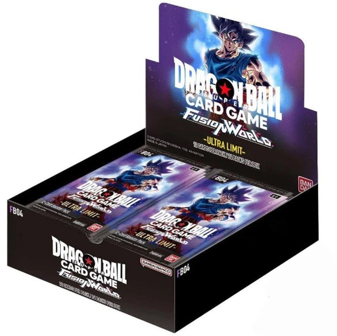 Dragon Ball Super Card Game: Fusion World Ultra Limit Booster Box (FB04)