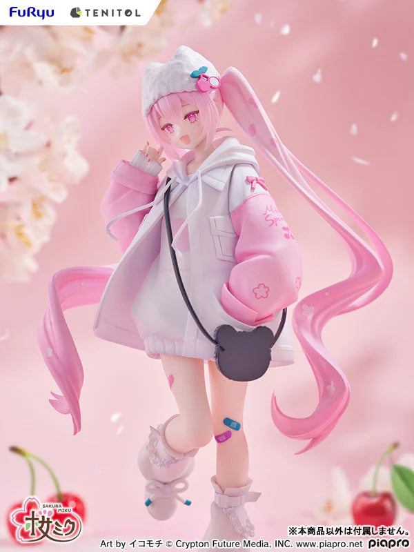FuRyu Vocaloid Tenitol Petit Sakura Miku (Cool Style) Figure (Japan Edition)