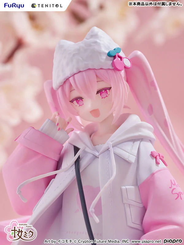 FuRyu Vocaloid Tenitol Petit Sakura Miku (Cool Style) Figure (Japan Edition)