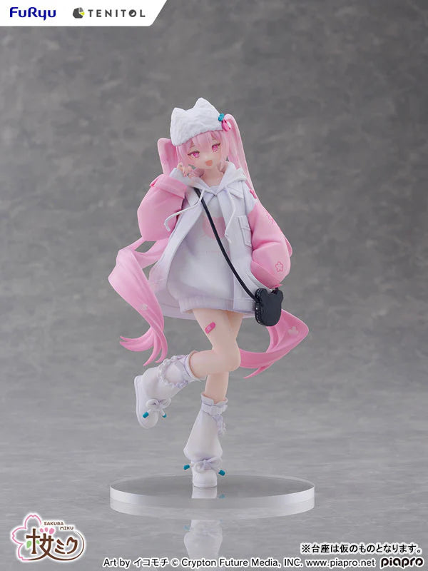 FuRyu Vocaloid Tenitol Petit Sakura Miku (Cool Style) Figure (Japan Edition)