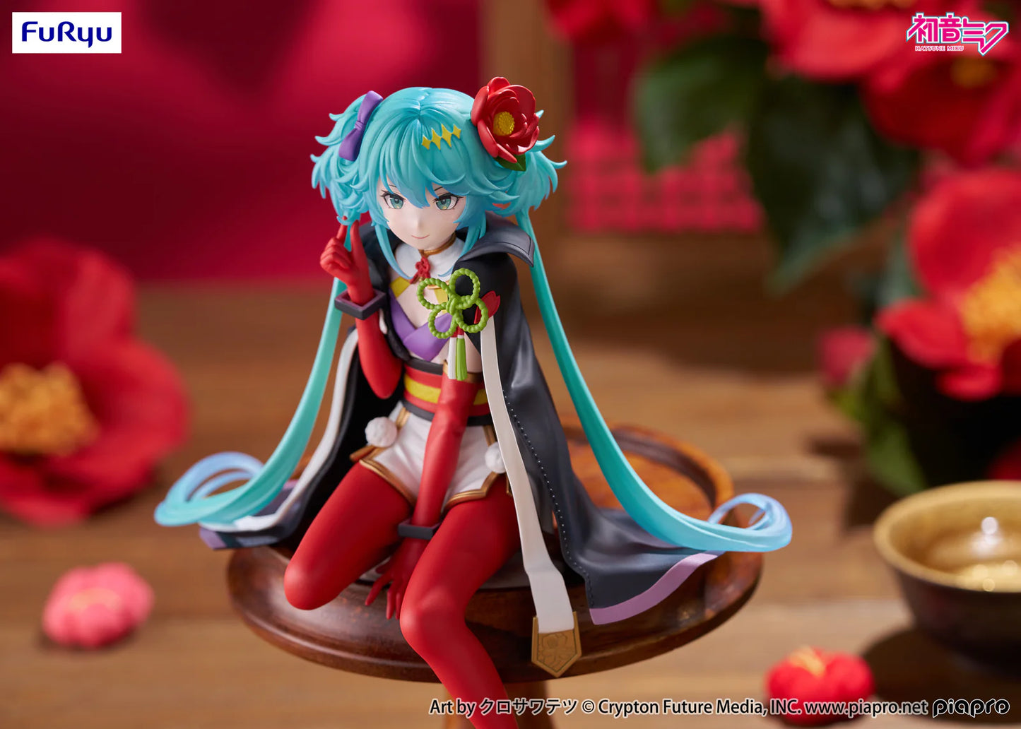 FuRyu Vocaloid Hatsune Miku (Flower Fairy Camellia) Noodle Stopper Figure