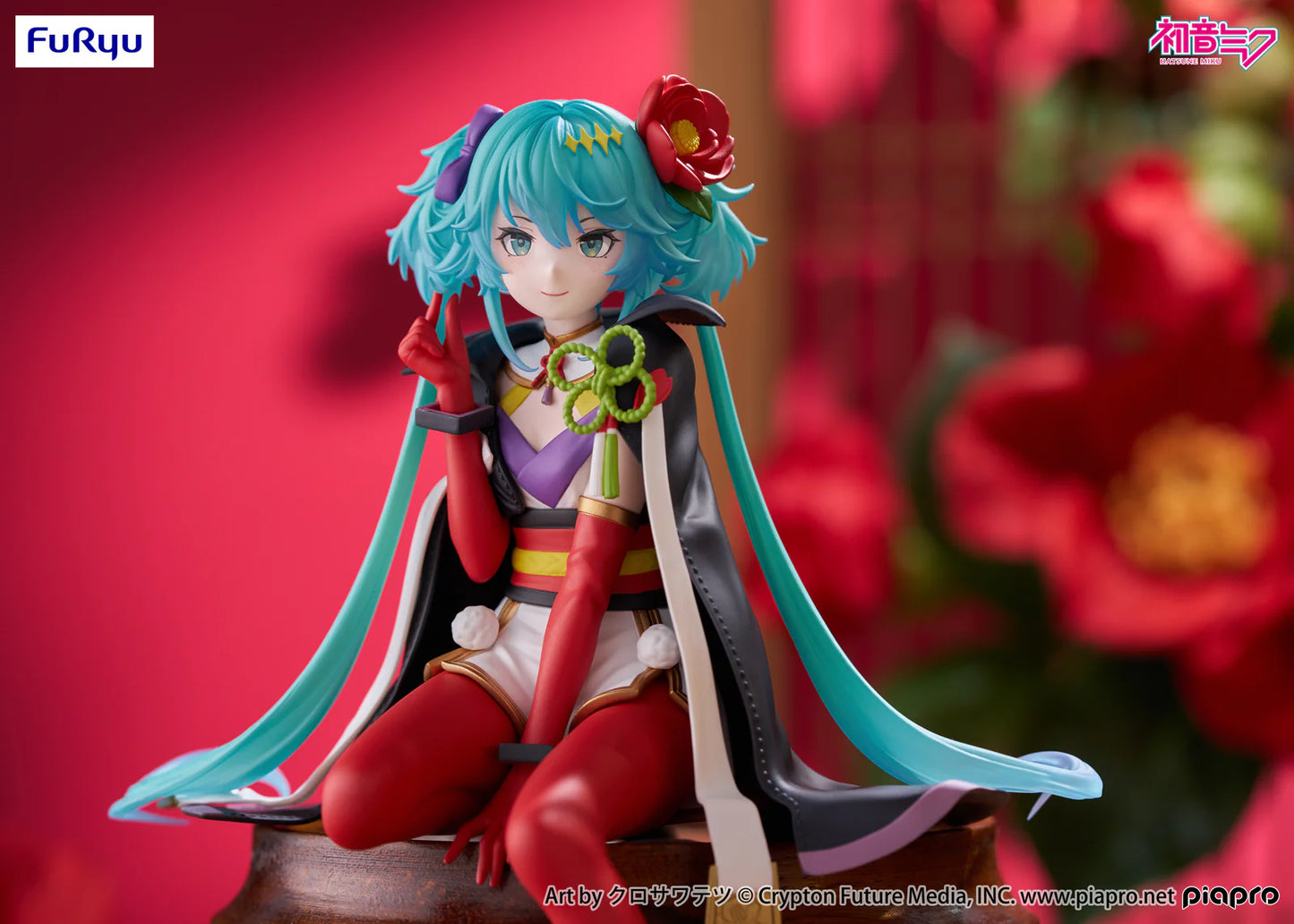 FuRyu Vocaloid Hatsune Miku (Flower Fairy Camellia) Noodle Stopper Figure