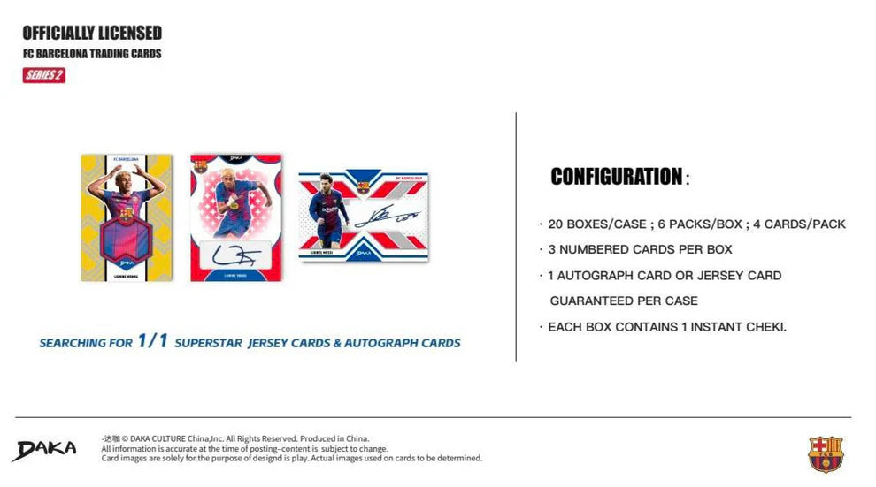 2025-26 Daka Top Audience FC Barcelona Seal Case