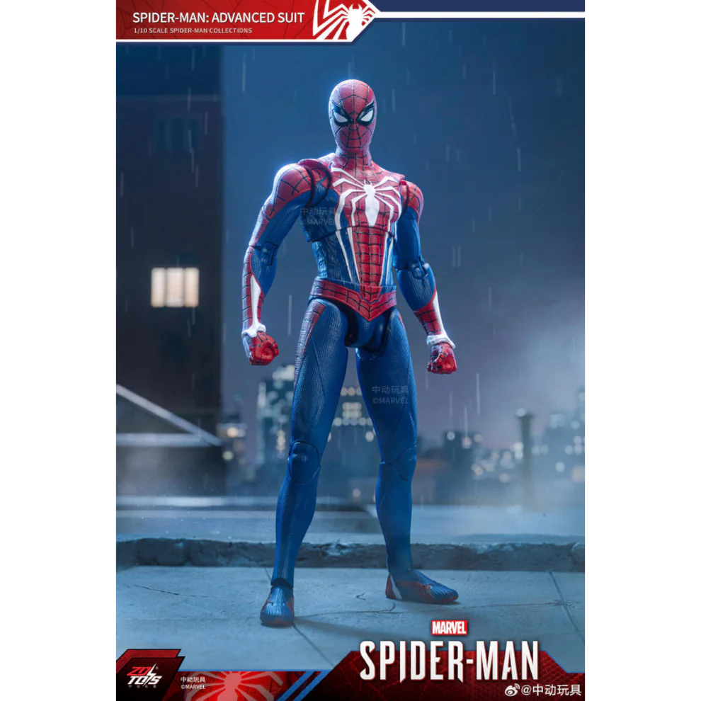 ZD Toys Marvel 1/10 Action Figure- Spider-man Advanced Suit