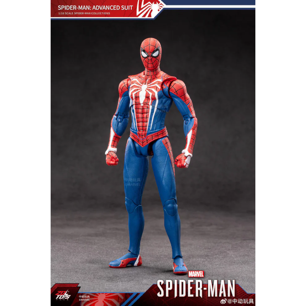 ZD Toys Marvel 1/10 Action Figure- Spider-man Advanced Suit