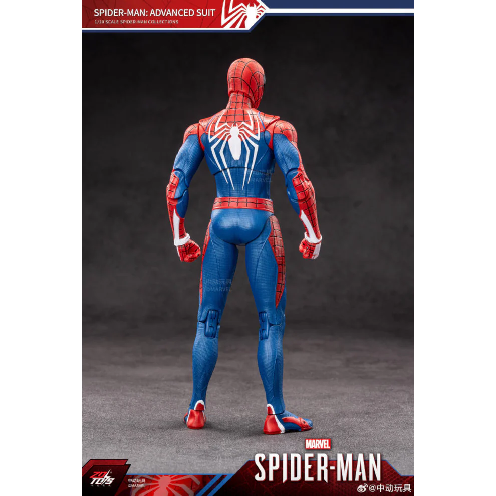 ZD Toys Marvel 1/10 Action Figure- Spider-man Advanced Suit