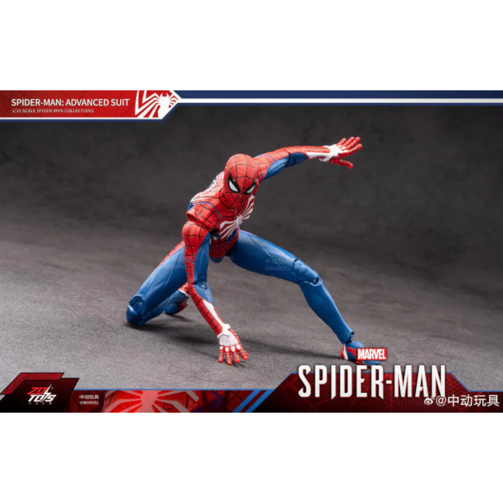 ZD Toys Marvel 1/10 Action Figure- Spider-man Advanced Suit