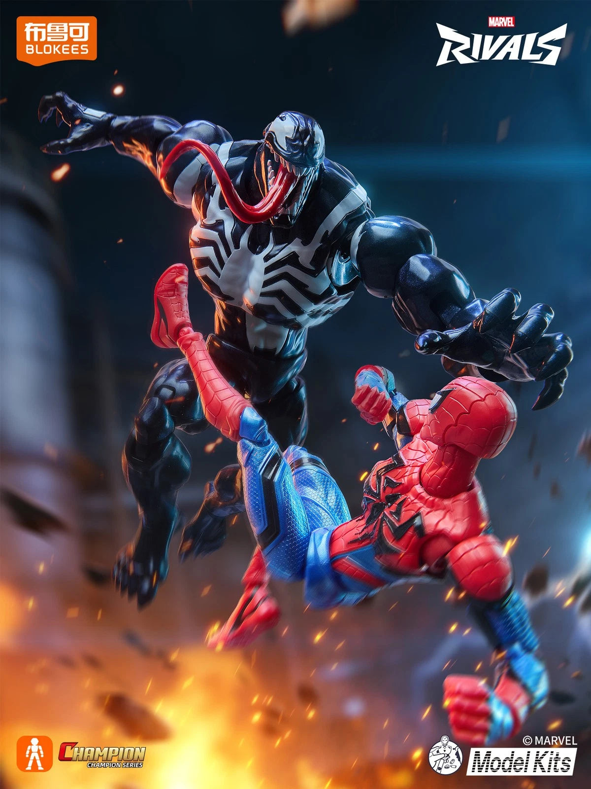 Blokees Marvel Champion Class Model Kit- Spider-man