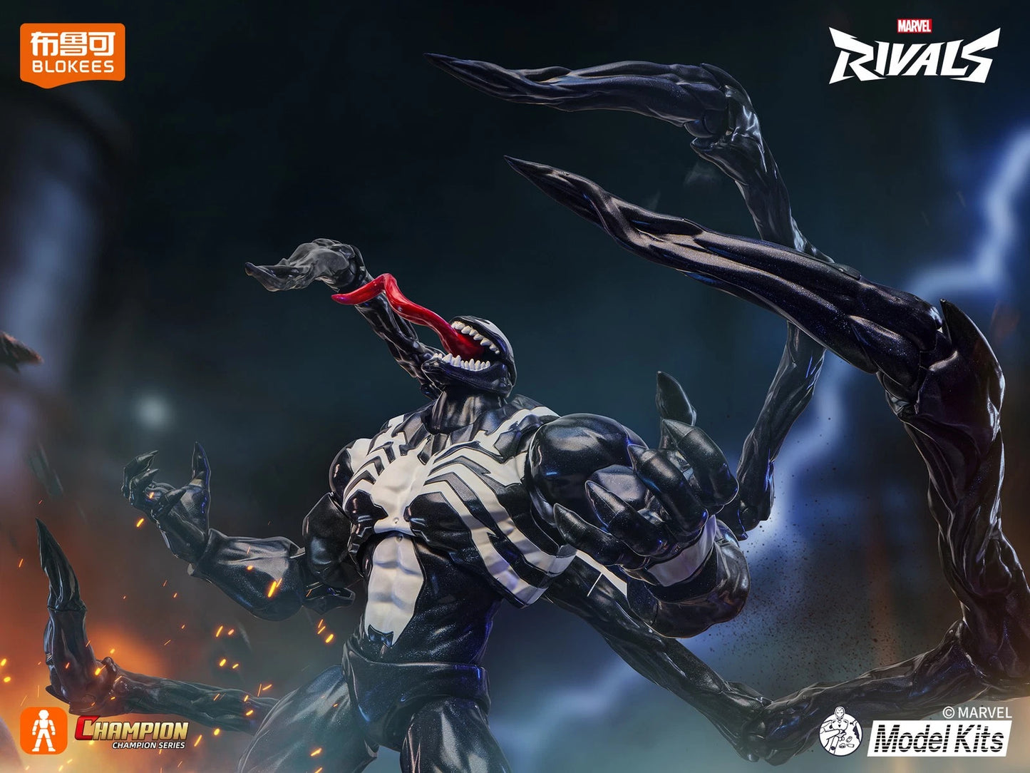 Blokees Marvel Champion Class Model Kit- Venom