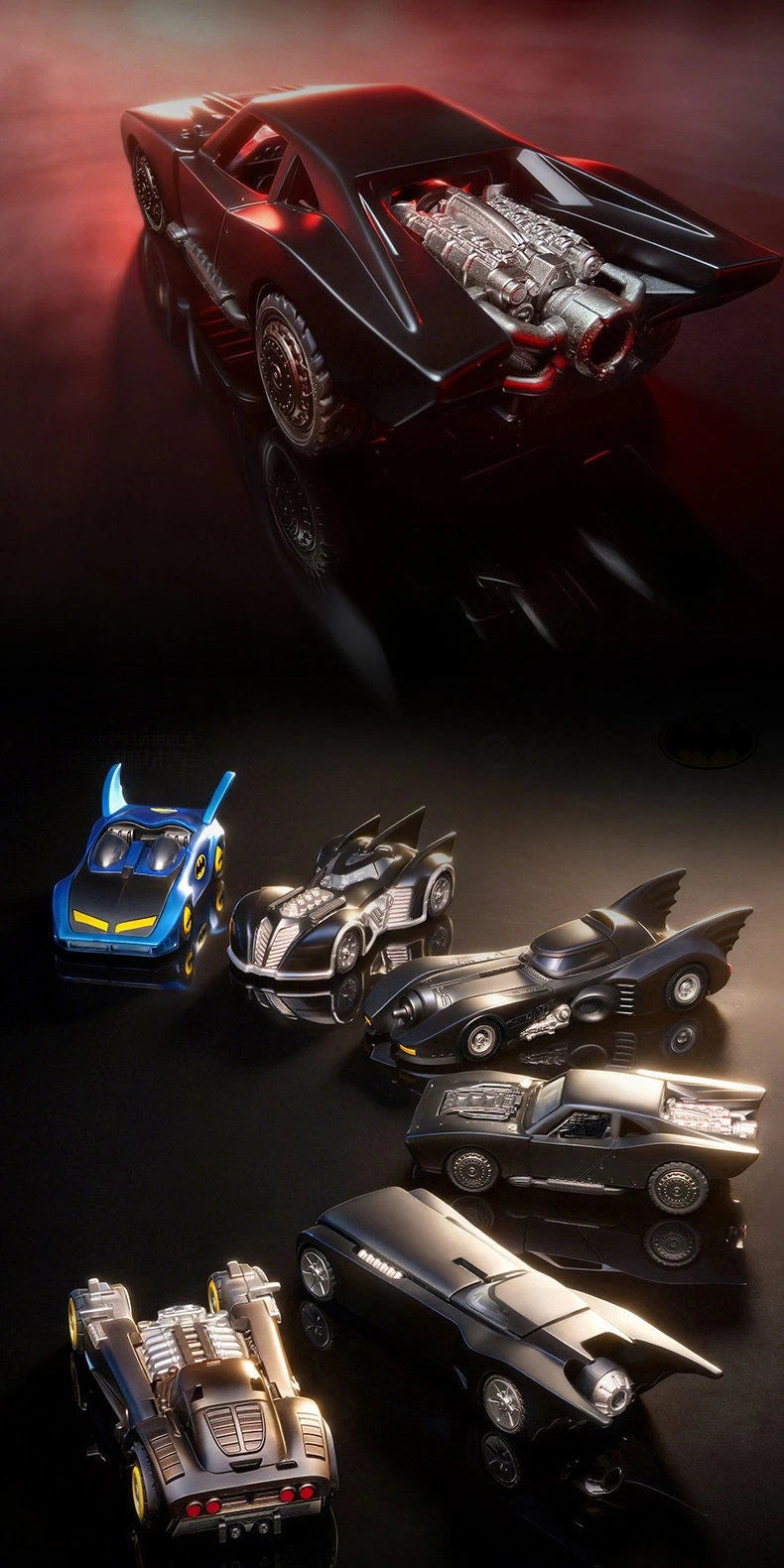 Blokees Wheels E01 Gotham Shadow Batmobile Series Blind Box Model Kit (Boxed, 6 Pieces per box)