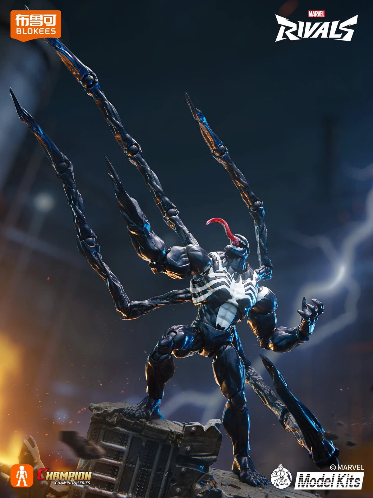 Blokees Marvel Champion Class Model Kit- Venom