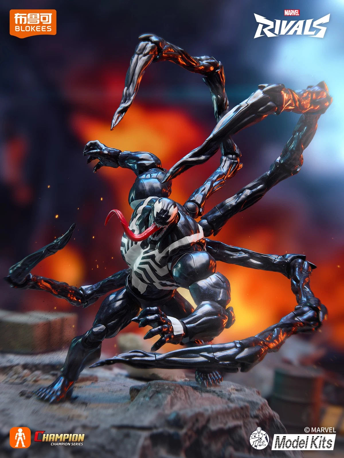 Blokees Marvel Champion Class Model Kit- Venom