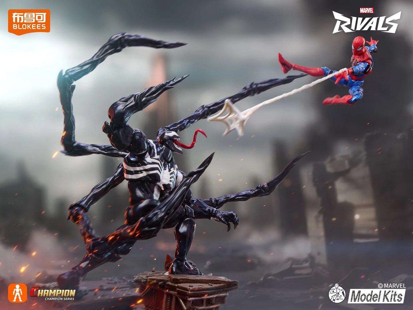 Blokees Marvel Champion Class Model Kit- Venom