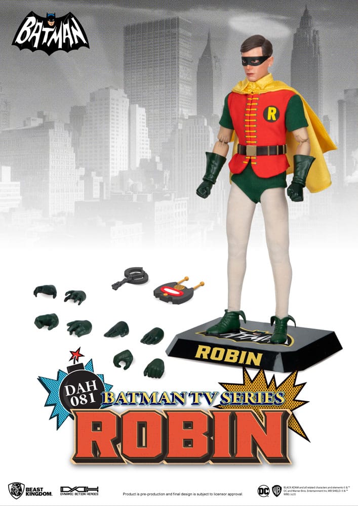Batman Classic TV Series Dynamic 8ction Heroes DAH-081 Robin