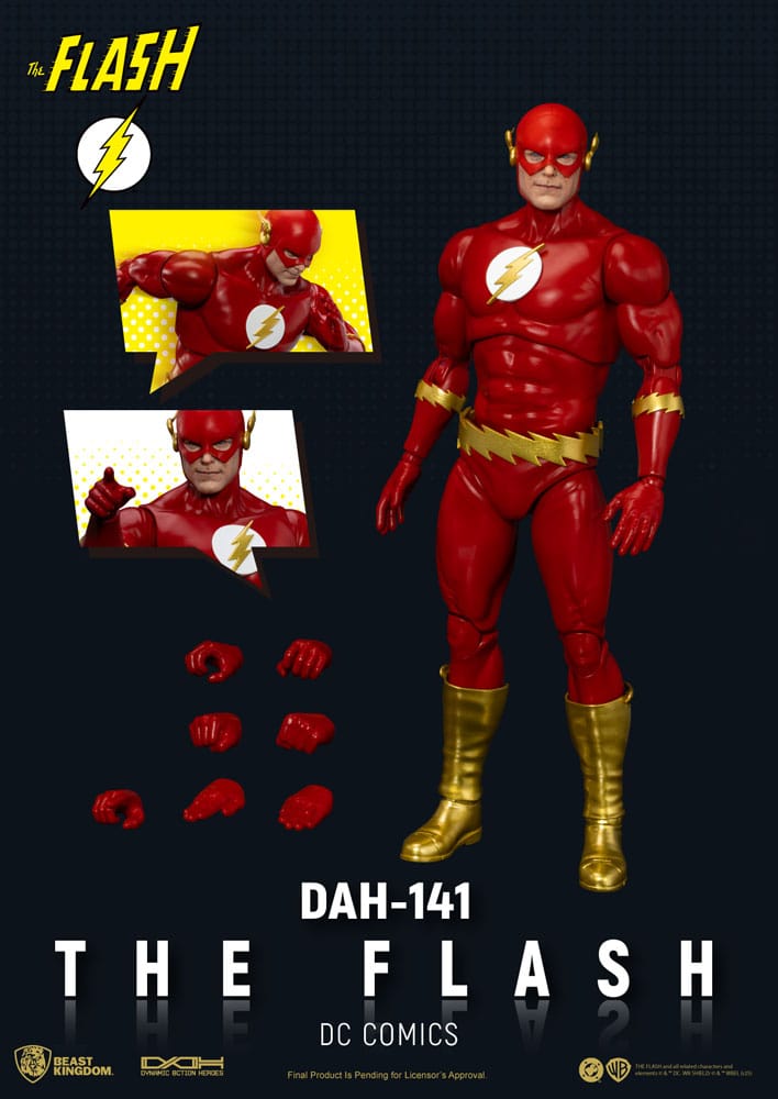 DC Comics Dynamic 8ction Heroes DAH-141 The Flash Action Figure