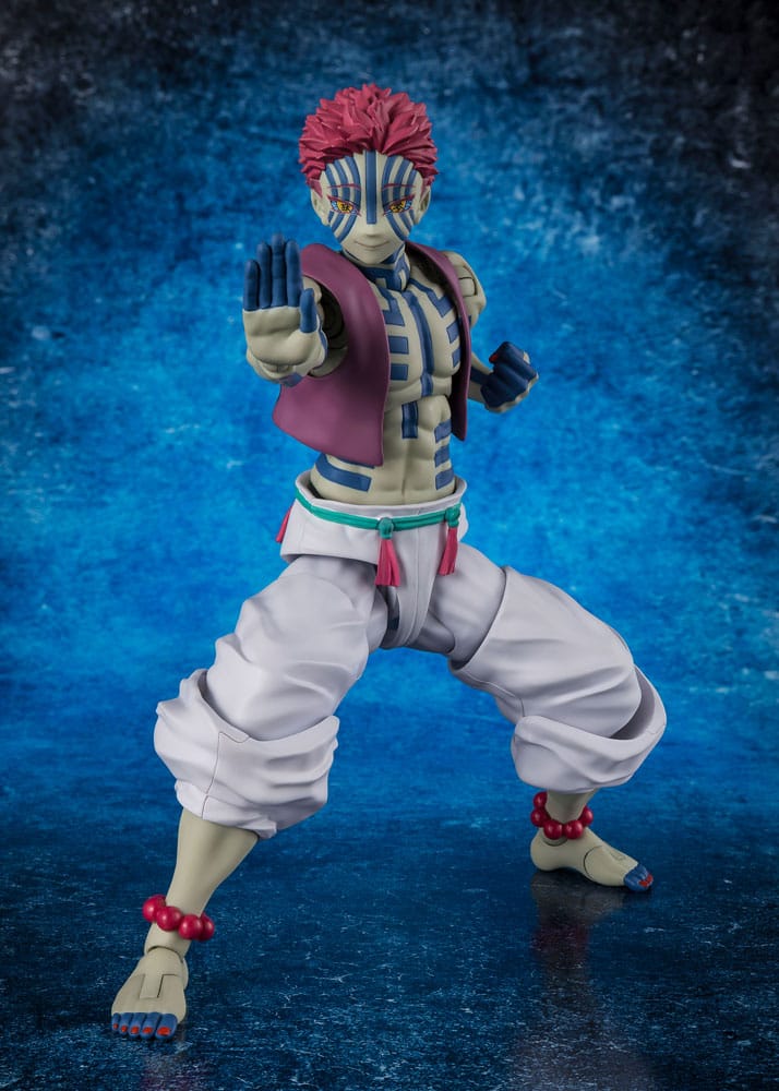 (Early Bird Pre-order) Demon Slayer: Kimetsu no Yaiba S.H.Figuarts Akaza Action Figure