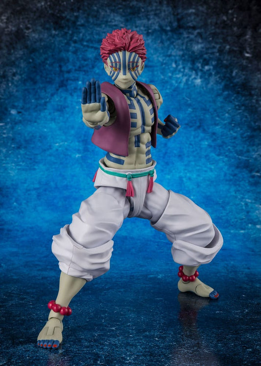 (Early Bird Pre-order) Demon Slayer: Kimetsu no Yaiba S.H.Figuarts Akaza Action Figure