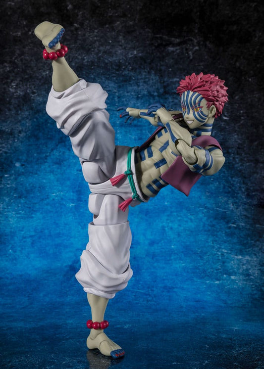 (Early Bird Pre-order) Demon Slayer: Kimetsu no Yaiba S.H.Figuarts Akaza Action Figure