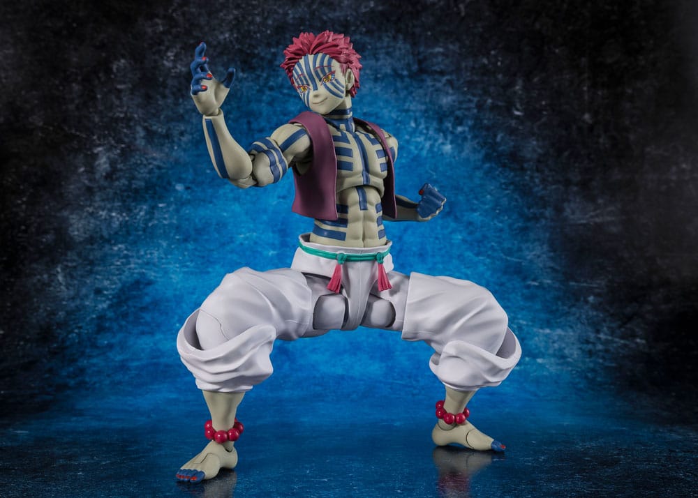 (Early Bird Pre-order) Demon Slayer: Kimetsu no Yaiba S.H.Figuarts Akaza Action Figure
