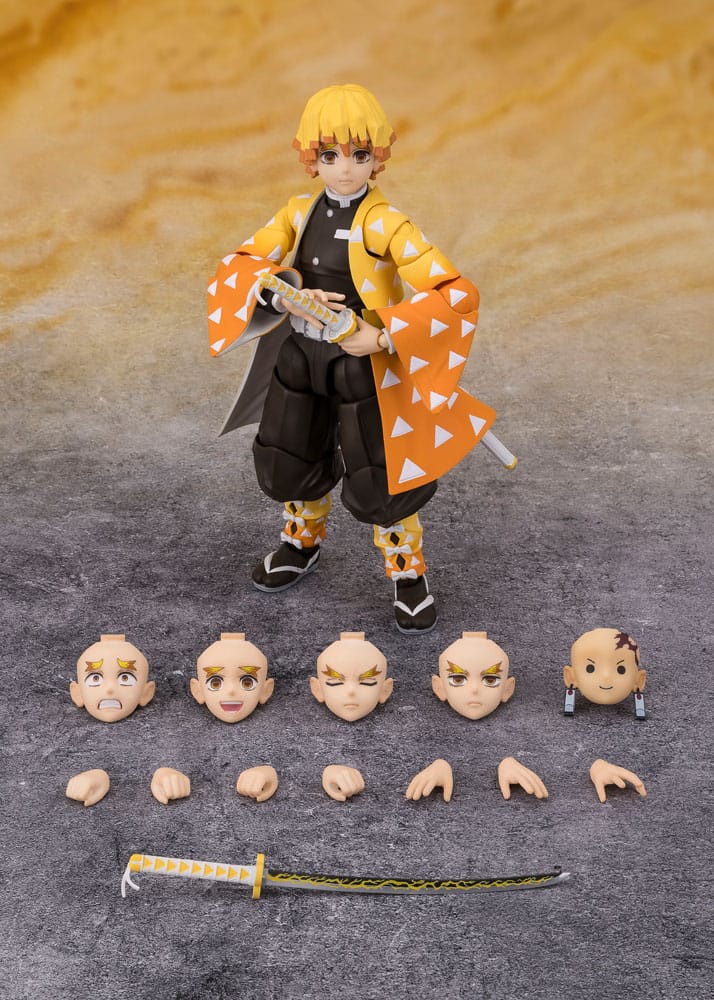 (Pre-order) Demon Slayer: Kimetsu no Yaiba S.H.Figuarts Zenitsu Agatsuma Action Figure