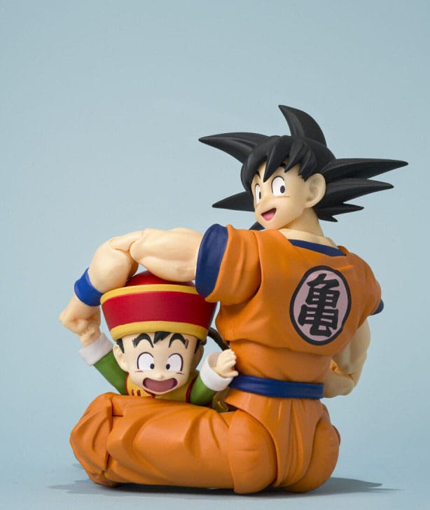 Dragon Ball Z S.H.Figuarts Son Goku & Son Gohan (Childhood) with Nimbus Cloud Exclusive Action Figure Set