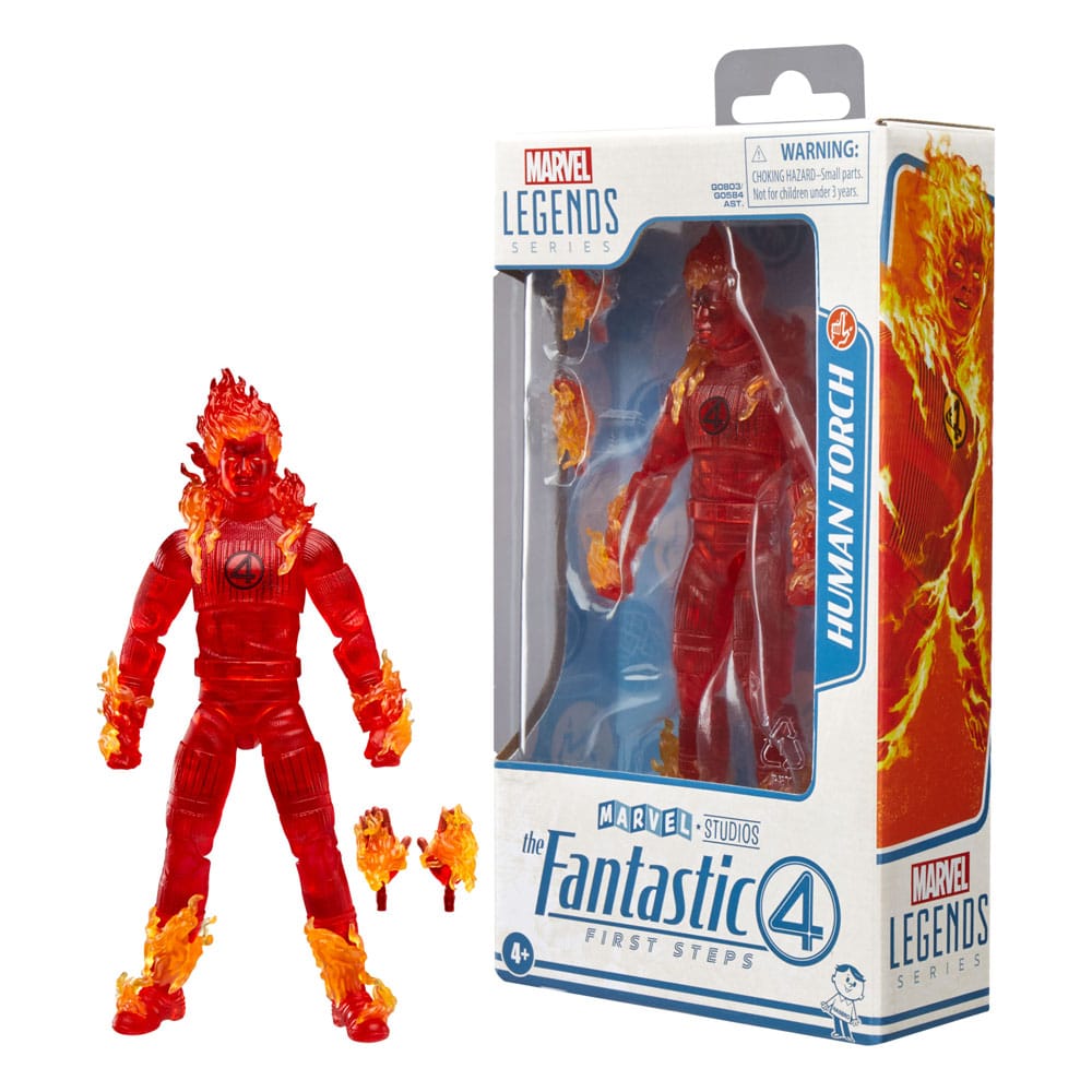The Fantastic Four: First Steps Marvel Legends Human Torch Action Figure