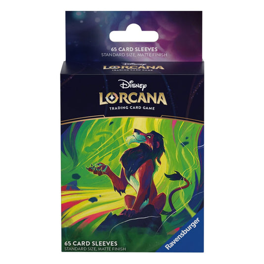 Disney Lorcana Card Sleeves Scar (65Ct)