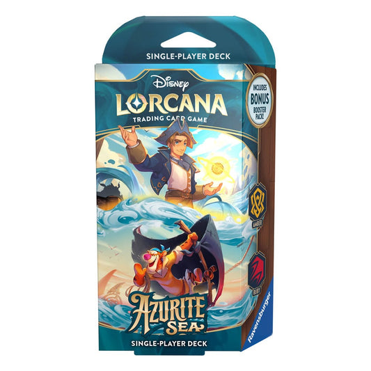 Disney Lorcana Azurite Sea Starter Set - Tigger and Jim Hawkins