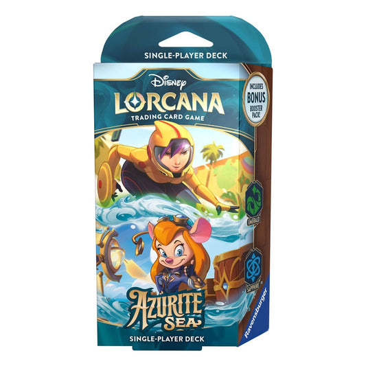 Disney Lorcana Azurite Sea Starter Set - GoGo Tomago and Gadget Hackwrench